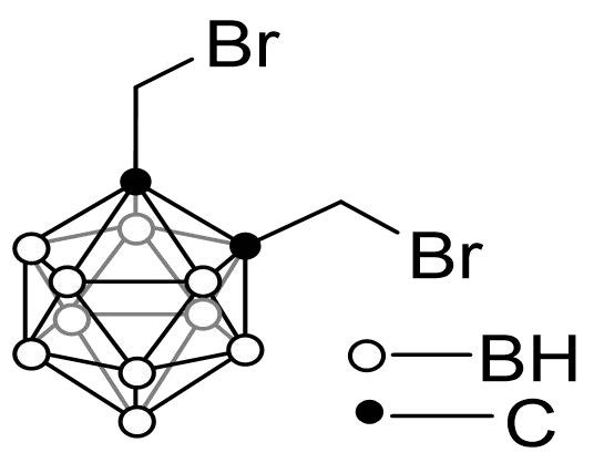 1,2-Dibromomethyl-1,2-dicarbacloso-dodecaborane,C4H4B10Br2,17786-09-3